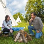 Metepenagiag Heritage Park, Tipi Camping, Red Bank